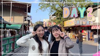 ［여행Vlog］Yeoni day #대만여행 Day2┃우정여행 | 보피랴오거리 | 용산사 | 진천미 | 85도씨소금커피 | 삼미식당 | 예스지투어 | 아종면선 | 본원두화 |