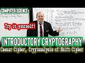 Caesar Cipher, Shift Cipher Cryptanalysis (Introductory Cryptography)
