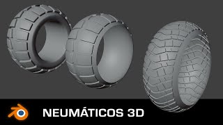 Cómo crear neumáticos 3D en Blender - Tutorial Hard Surface