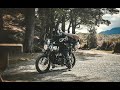 Triumph Scrambler Motorcycle Camping | Snowcapped Mountains and Lake Combo! | Hot tent | ASMR