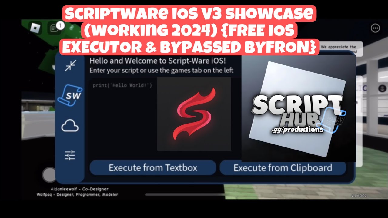 New Roblox Scriptware Ios V3 Free Ios Executor 2024 Tutorial Updated