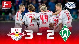 RB Leipzig - Werder Bremen [3-2] | GOLES | Jornada 17 | Bundesliga