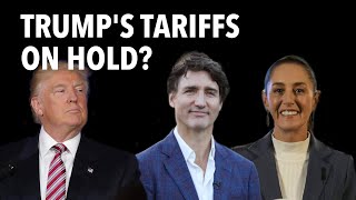 TRUMP'S TARIFFS ON HOLD?