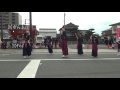 防府天満宮御神幸祭奉斎祭でのよさこい演舞2015　緋衣童（1回目）