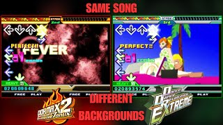 DDR MAX 2 vs DDR EXTREME: Background Video Differences