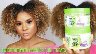 TWO STRAND TWIST OUT TUTORIAL | GARNIER CURL TREATS | CURLSFOTHEGIRLS