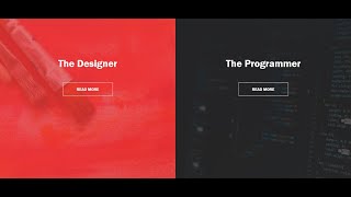 Create a Split Landing Page With HTML, CSS & JS