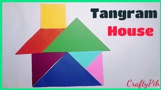 4 types of Tangram House 🏠 | Tangram Buildings
