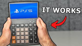 This HACKED calculator plays PS5 games... 😯