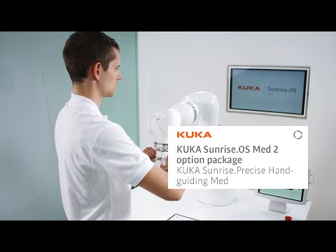 Medical robotics software option package for LBR Med: KUKA Sunrise.PreciseHandGuiding Med