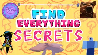 Secrets and Glitches in Find Everything! | Roblox (OUTDATED)