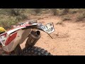 joey evans dakar 2017 crushed bike day 12