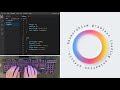 ASMR Programming - Neumorphism Gradient Loading Animation Effects - No Talking