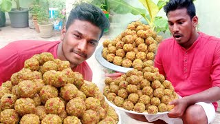 500LADDU | Diwali sweets recipe | Boondi Laddu Making in village | Indian Dessert Recipes cooking