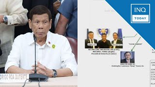 PDEA matrix ties Duterte allies to people allegedly involved in drug trade | INQToday