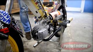 Win the Puch Maxi 70cc kickstart engine: Engine runs!