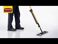 rubbermaid commercial products adaptable flat mop how to use the pocket function