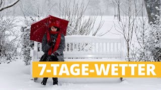 7-Tage-Wetter: Ostströmung bringt zum Wochenende Kälte und Schneeflocken