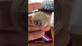 estojo oficial da u.s mint - com moeda de half dollar - comemorativo As olimpíadas de atlanta 1996