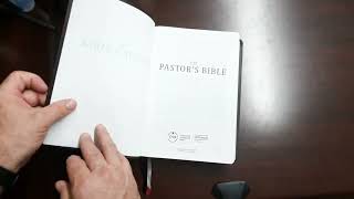 CSB Pastor's Bible in Black Leathertouch