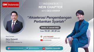 Live CNN Indonesia TV : Akseslerasi Perkembangan Perbankan Syariah Bersama Dirut BSI