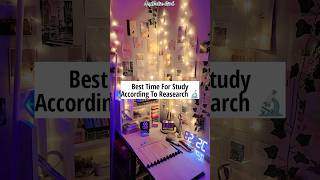 Best Time To Study 📚⏰| Study schedule #shorts #study #studytips #students #motivation