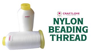 Nylon Thread for Fishing Line, Stitching, Interlocks, Quilting, Invisible Seams, 0.16mm|CRAFTLOVE