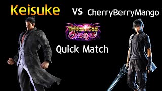 케이스케 (Kazuya) vs 체리베리망고 (Noctis) (TEKKEN 7 - Keisuke vs CherryBerryMango)