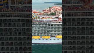 BIGGEST CRUISE SHIPS IN THE WORLD | ROYAL CARIBBEAN | WONDER | SYMPHONY | ALLURE | OASIS #shorts