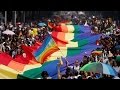 Decenas de miles de personas secundan la 38 marcha del Orgullo gay en Ciudad de México