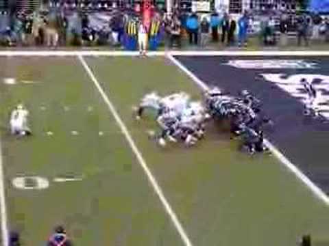 Tony Romo's Botched Hold - YouTube