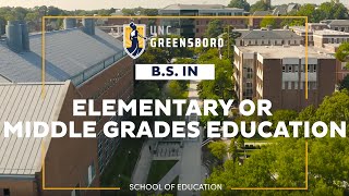 B.S. in Elementary or Middle Grades Education at UNCG