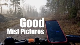 Bike touring to Långsjön Nykvarn Sweden // Beautiful mist