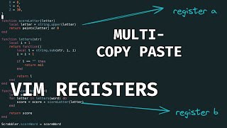Working With Vim Registers | Copy And Paste Better