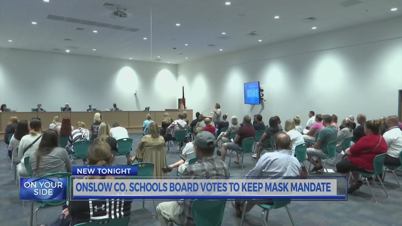 Parents Protest Against Masks Before Onslow County Schools Board Votes