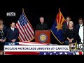 LIVE COVERAGE: Emotional prayer read as Senator John McCain's casket arrives at AZ Capitol