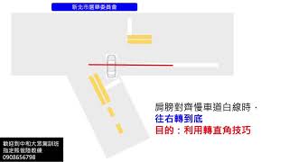 [熊爸駕訓天地][道路駕駛][路線3][單項技巧] 選舉委員會路口轉彎動畫