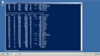get all processes sorted by memory usage with powershell
