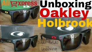 Unboxing - Oakley - Holbrook - AliExpress - Vendedor Jiqiang