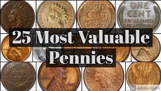 25 Most Valuable US Pennies