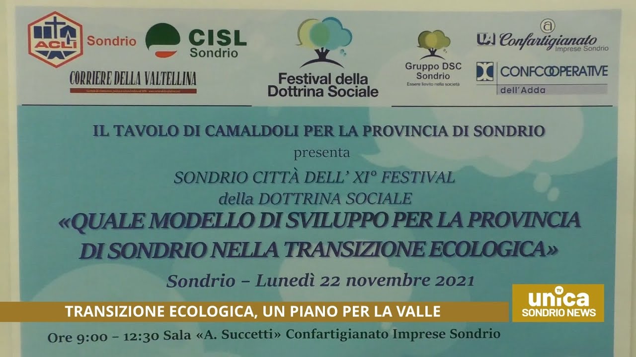 Transizione Ecologica, Un Piano Per La Valle - YouTube