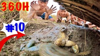 Thử Thách Sinh Tồn 360H #10 | Hòa Thượng Thử Bẫy Đập Khổng Lồ Ngàn Cân Treo Sợi Tóc | Anh Hai Vlog