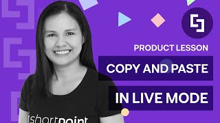 Build SharePoint Pages Quickly with ShortPoint Copy and Paste in Live Mode