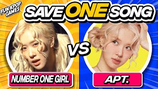 ⭐️🎶 SAVE ONE SONG SAME ARTIST | SAVE ONE DROP ONE KPOP QUIZ - FUN KPOP GAMES 2024