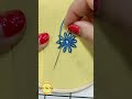 How to repair holes in clothes？Amazing Embroidery Stitches For Beginners /Guide to Sewing. #shorts