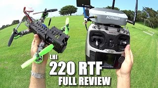 LHI 220 RTF FPV Race Drone Review - [Unbox / Inspection / Flight-CRASH! Test / Pros \u0026 Cons]