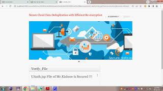 Secure Cloud Data Deduplication with Efficient Re encryption