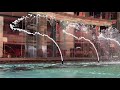 Canal city Hakata fountain show - eine kleine nachtmusik Nozzles action