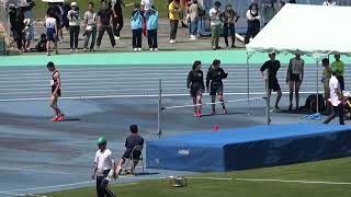 20230520 県中学ジュニア 共通男子走高跳決勝（吉田 龍矢・西小林3：1m63）