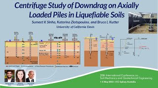 Centrifuge Study of Downdrag on Axially Loaded Piles in Liquefiable Soils